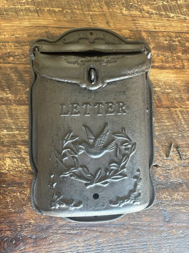Cast iron mailbox metal - iron,
