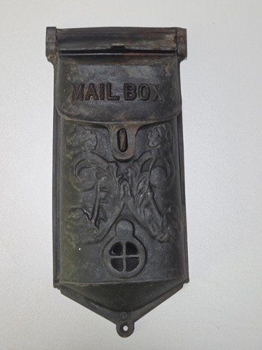 Vintage cast iron - vintage, mailbox