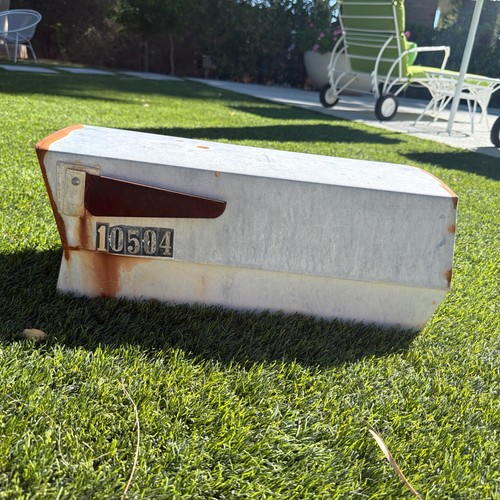 Mid century vintage mailbox - century,